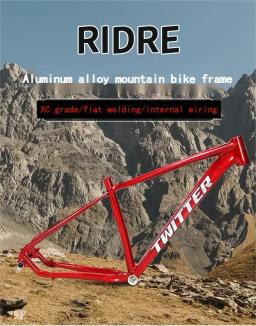 Rider alumínio mountain bike BOOST-148 barril eixo quadro de bicicleta XC cross-country grau mountain bike quadro - Image 1