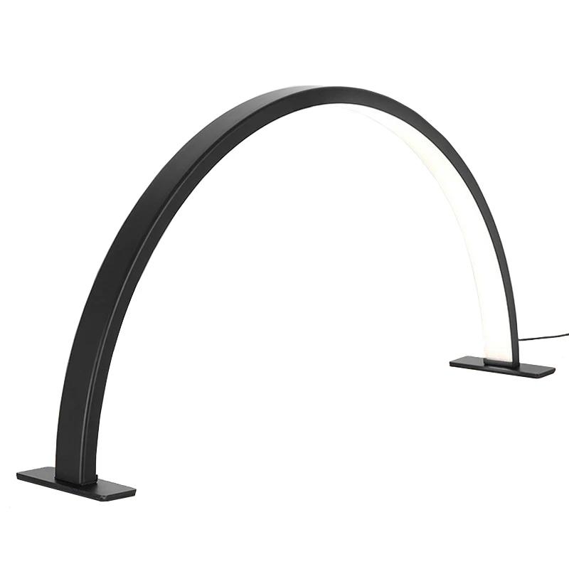 Lâmpada de Mesa LED Meia Lua para Nail Art e Extensão de Cílios 39cm