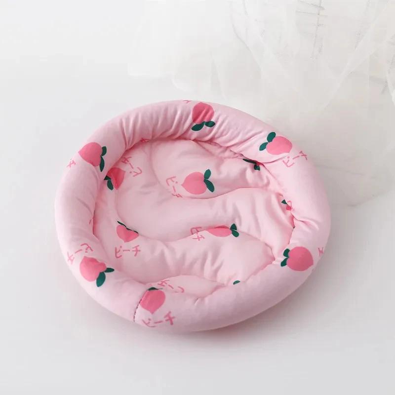 Esteira de sono confortável circular para animais pequenos, almofada macia para hamster, ouriço, esquilo, ratos, ratos, cobaias, chinchila - Image 1