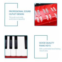 Mini acordeão pequeno para crianças, 17 teclas, 8 graves, instrumento musical educativo para iniciantes, presente de aniversário para crianças - Image 3