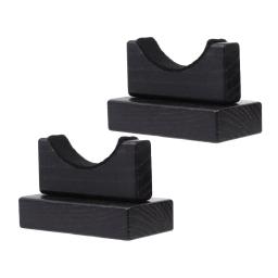 2 pçs suporte de taco de beisebol prática mini suporte de madeira suportes de montagem em rack de armazenamento para exibição acessórios campo - Image 6
