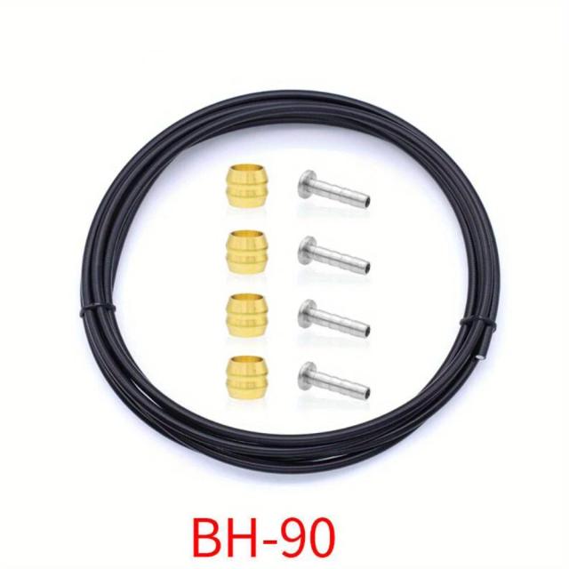 Kit Mangueira Freio Disco Hidráulico Shimano BH90/BH59 2,5m c/ 4 Pares Conectores