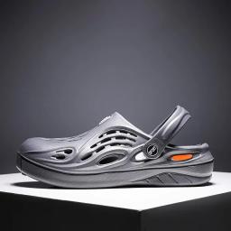 Sapatos de água para casais, sandálias de praia masculinas, sapatos casuais masculinos, chinelos confortáveis, chinelos macios, tamanho grande, 48, 49, moda, verão, 2022 - Image 4