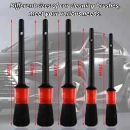 Novo kit de limpeza do carro purificador broca detalhando escova conjunto ar condicionado aberturas toalha polidor carro auto detalhando ferramentas - Image 2