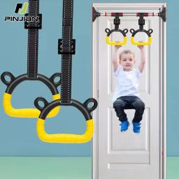 Ginásio Anel com Alças Ajustáveis, Fivela, Interior, Pull-up, Fitness, Ginástica, Equipamento de Exercício Em Casa, Crianças - Image 1