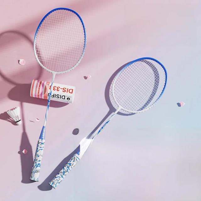 Raquetes de Badminton Ultra-Leves em Fibra de Carbono - Profissional Durável