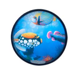 Ocean Sound Tambourine para Crianças, Onda Do Mar, Tambor De Mão, Instrumento De Percussão, Música Do Bebê, Presentes De Aprendizagem, 8 in, 10 in - Image 2