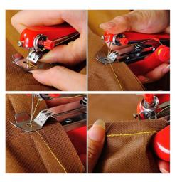 Mão Stitcher Máquina De Costura, Portátil Mini Ferramenta De Costura Manual, Artesanato DIY, Casa e Viagens - Image 6
