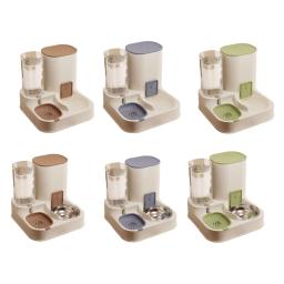 Conjunto alimentadores automáticos para animais estimação e dispensador água 2 1 Conjunto alimentadores e para - Image 1