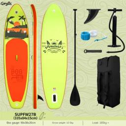 Inflável Stand Up Paddleboard com linhas, Linha flutuante do esqui aquático, Esportes ao ar livre - Image 3