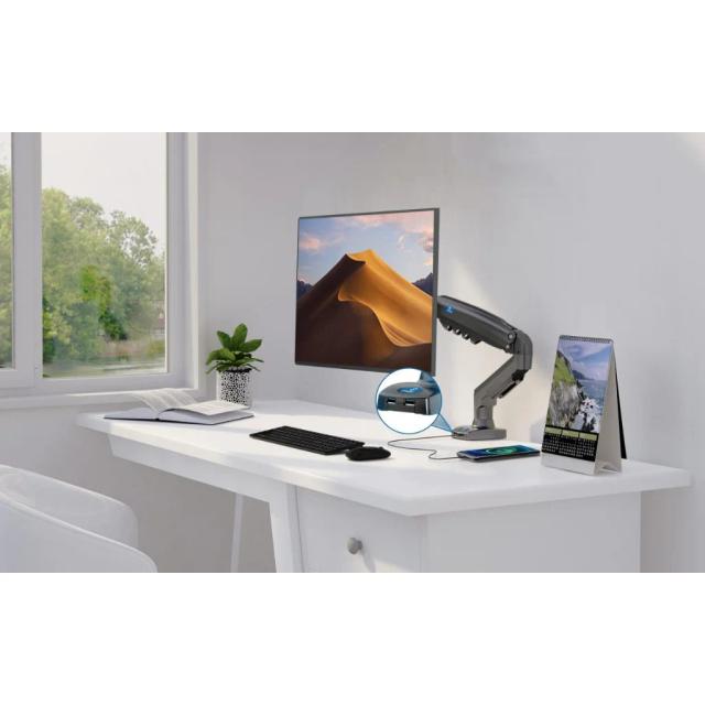 Tela Articulada para Monitor F80 com Ajuste de Altura Ajustável