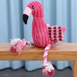 Pelúcia veludo Squeaky brinquedos para cães, forma animal, brinquedo bonito do cão, mordida resistente, pequeno e grande cachorro, acessórios Pet - Image 1