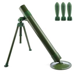 Almofariz tático com esponja conjunto de pistola de segurança, brinquedo interessante tiro, modelo granada airsoft verde, 58,4 centímetros, 60 milímetros - Image 1