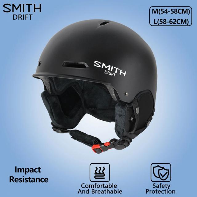 SMITH DRIFT Capacete de Esqui ABS + PC + EPS Alta Qualidade