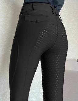 Leggings antiderrapante de silicone feminino, equipamento de assento completo, roupas apertadas, calças de equitação, cavalo equestre - Image 1
