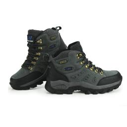 Botas impermeáveis ao ar livre para homens e mulheres, sapatos de inverno, caminhada, escalada, botas de montanha, tênis de caça - Image 3