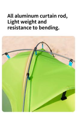 Naturehike-Tenda de Acampamento Série P Ultra Leve, 2 Pessoas Tenda, UPF 40 + UV Camada Única Tenda, portátil, Silicone, ao ar livre, impermeável - Image 6