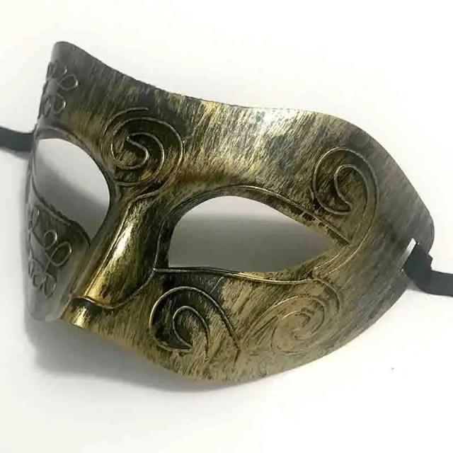 Máscara Meia Facial Elegante para Festivais e Eventos Masquerade Masculino e Feminino - Estilo Veneziano para Jazz, Convenções e Decoração de Festas