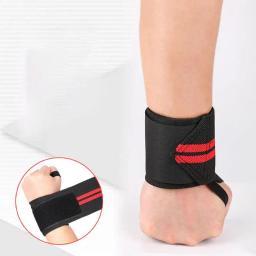Faixa de pulso para levantamento de peso, tiras de suporte para pulso fitness com design de fixação, musculação, força de levantamento de peso - Image 3
