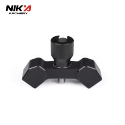 Nika-Aluminium Alloy Archery Estabilizador Anexo, liberação rápida V Bar, conector arco recurvo - Image 5