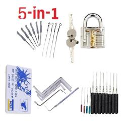 Mini-picaretas Lock Pick Set, Ferramenta de serralheiro, Pin Quebrado Key Extractor, Ferramentas manuais DIY Professional, Remover Ganchos - Image 4