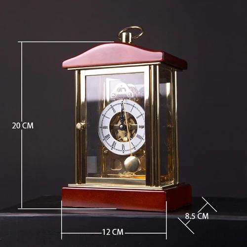 Relógio de Parede Retro Alemão em Cobre Puro com Movimento de Salto de Segundo - Luxo para sua Decoração de Interiores