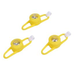 Amarelo LED bicicleta sino anel luzes, Bell bicicleta colorida, Road Bike acessórios - Image 5