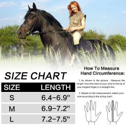 Luvas de equitação equestre mulheres malha respirável pacote de cores leves, aderência confortável para todos os climas - Image 5