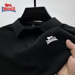 Camisa polo de seda luxuosa bordada masculina, camiseta de manga curta, confortável, respirável, legal, moda casual, verão, nova - Image 6