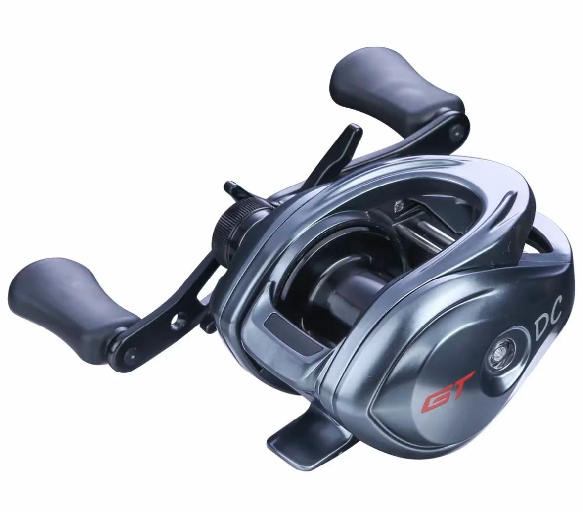 Lufai gt bluetooth 7.3:1 dc carretilhas de pesca de arremesso 9kg freio eletrônico 196g fibra de carbono 1.5g-40g carretel de pesca de isca - Image 1