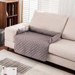 Sofá impermeável do cão com travesseiro de pescoço, esteira de cama para cães pequenos e médios grandes, sofá do animal de estimação, sofá - Image 4