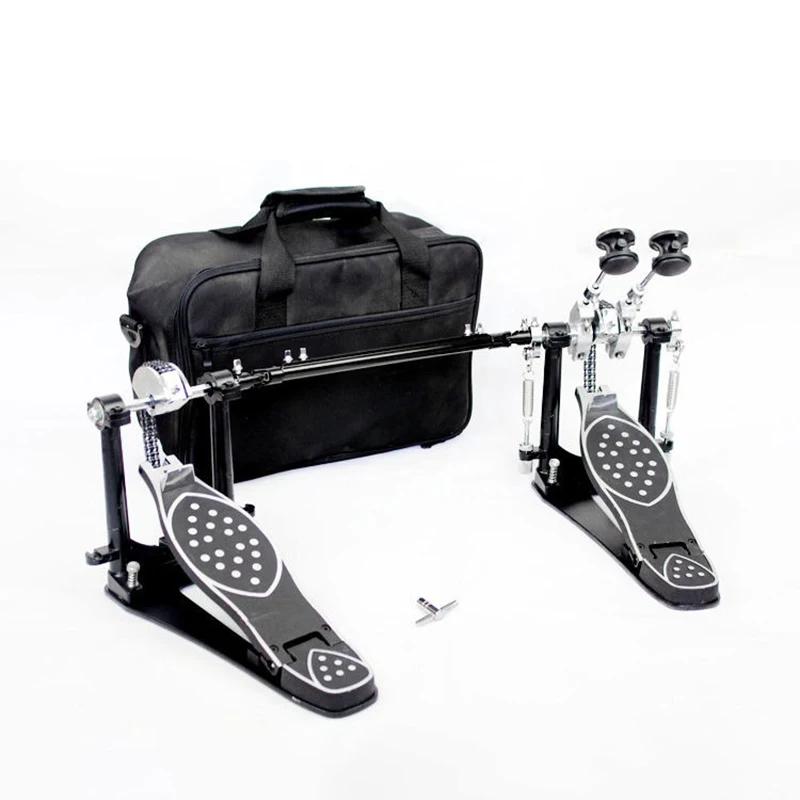 Pedal de pedal duplo para bateria, corrente dupla, pedal duplo, martelos de pedal duplo, acessórios de percussão profissional - Image 1