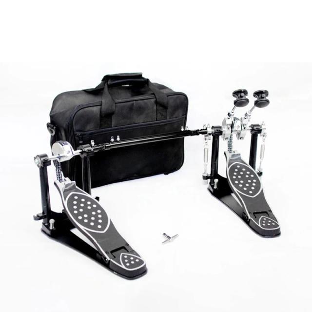 Pedal Duplo Profissional para Bateria com Corrente Dupla e Martelos de Alta Performance