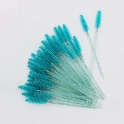 Crystal Eyelashes Brush Comb, descartável Eye Lashes Extensão, Mascara Wands, Maquiagem Profissional, Ferramenta de Beleza, 50pcs - Image 5