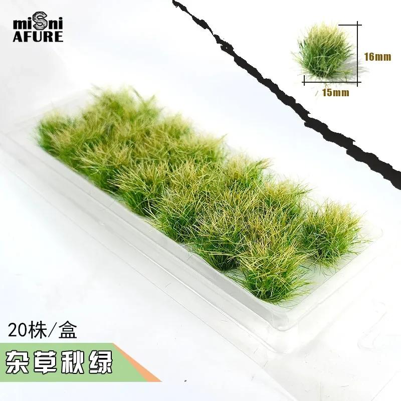 DIY Grass Cluster Model Kits, Mesa De Areia, Materiais De Layout De Cena De Jardim, Layout De Areia, Altura 12mm, 1 Caixa - Image 1