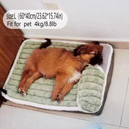 Colchão de canil lavável removível para cachorro grande, tapete de dormir quente, pet fornecimentos, cama do cão, transfronteiriça, nova chegada, inverno - Image 3