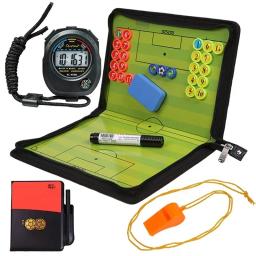 Dobrável Magnetic Tactical Training Board Set, Prancheta tática, Treinador Tactical Board, Large Board Eraser - Image 1
