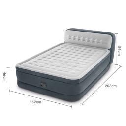Colchão inflável com bomba elétrica cama inflável dobrável ao ar livre sofá jardim acampamento espreguiçadeira praia ar daybed móveis - Image 3