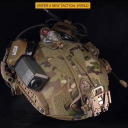 Capacete RÁPIDO tático com câmera Modelo, Paintball, Airsoft, Decoração, Adereços, Engrenagem, Acessórios - Image 6
