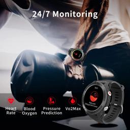 Vwar GPS Smart Watch para homens, pulseira de fitness para esportes ao ar livre, relógio de pressão arterial IP68 impermeável para Android e iOS, novo - Image 3