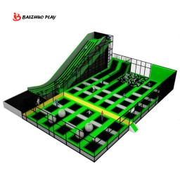 Parque infantil de trampolim profissional, treinamento físico, entretenimento comercial seguro, alta qualidade, para venda - Image 3