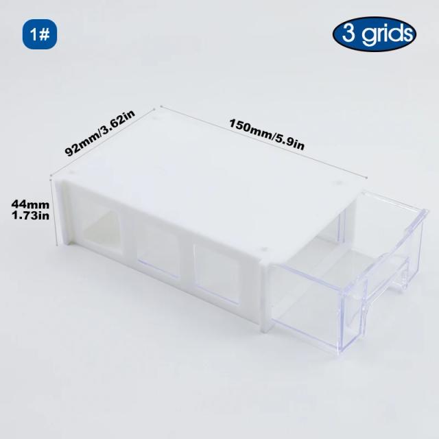 Organizador Montável Multifuncional: Caixa de Armazenamento para Parafusos, Joias e Materiais de Artesanato