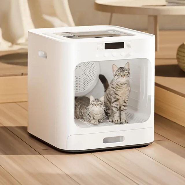 Secador Profissional Silencioso para Pets: Gabinete de Secagem Rápida e Eficiente para Banho de Animais em Casa