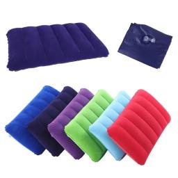 Ultraleve inflável travesseiro de acampamento 47x30cm, feito de tecido reunido, travesseiro de ar para a praia, camping, viagens, cochilando, descanso de mesa - Image 1