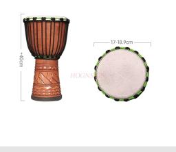 Tambor africano de couro cabra mão tambor lijiang yunnan 8/10/12 polegada adulto mestre profissional instrumento percussão - Image 3