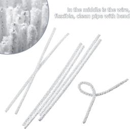 Limpadores de cachimbo macios descartáveis, 50 peças, hastes longas de chenille, limpadores de cachimbo para cachimbo de vidro, cachimbo de tabaco, arte artesanal diy - Image 2