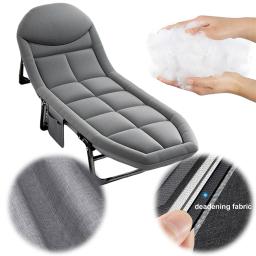 Camping Colchão portátil simples, Cama do espaldar ao ar livre, Pausa de almoço do escritório, Espreguiçadeira para lazer - Image 2