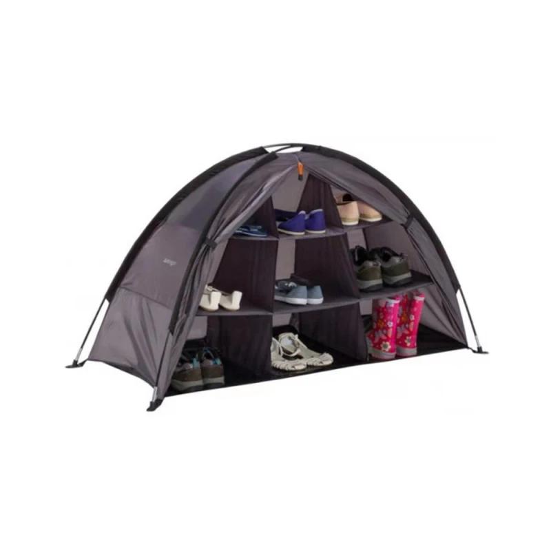 Impermeável Camping Cabinet Tent com 9 Prateleiras, Tenda dobrável multifuncional, Compacto e portátil, Tenda de armazenamento ao ar livre - Image 1