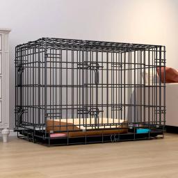 Gaiola de estimação dobrável para cachorro, gato, coelho, cachorrinho, pesado, caixa dobrável, venda nova, 2024 - Image 2