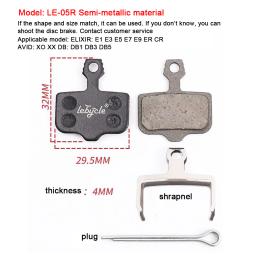 25 pares de pastilhas de freio a disco de bicicleta mtb, pastilhas de freio hidráulico de resina/metal/cerâmica para bicicleta de estrada universal para shimano sram avid zoom b01s - Image 5